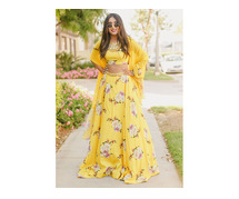 Discover Elegance: Shop Stunning Yellow Lehengas at Discounted Prices!