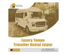 Luxury tempo traveller rental Jaipur
