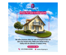 Villas For Sale in Bangalore