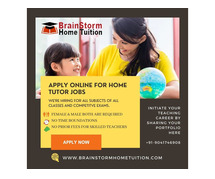 Sign Up and Get Home Tutor Job Online | Brain Storm Home Tuition