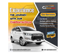 Explore Delhi Comfortably with a Car on rent in Delhi with Driver by Cabrentaldelhi