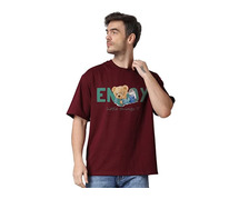Buy Oversized Bear Graphic T-shirt | Price Drops Only in 649 at Amazon