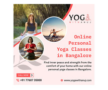 Online Personal Yoga Classes in Bangalore
