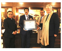 Sandeep Marwah Honored by Bob Blackman for His Contribution to India UK Relations