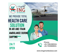 Select Air Ambulance Service in Kolkata with Advanced ICU Setup by King