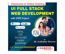 Free Demo On UI Full Stack Web Development Training in NareshIT