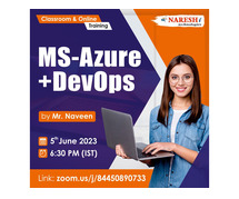 Free Online Demo On MS Azure+DevOps by Mr. Naveen in NareshIT - 8179191999