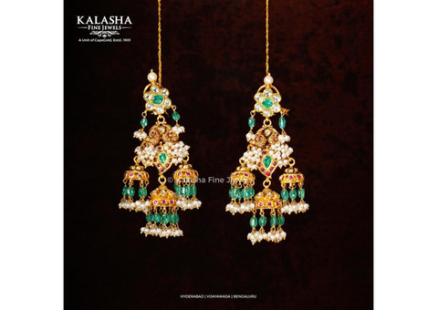 Diamond Earrings for women | South Indian bridal Jewellery