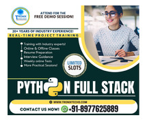 python Full Stack training in Hyderbad