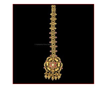 Bridal gold jhumka designs from Kalasha