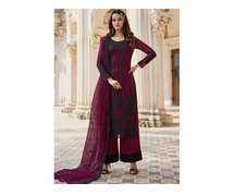 Get Palazzo Suit Design at 70% off - Mirraw