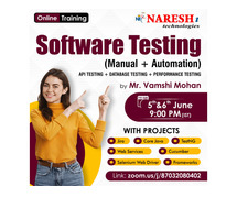 Online software testing courses in India 2023 Hyderabad