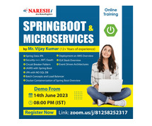 Free Demo On Spring Boot & Micro Services by Mr Vijay Kumar
