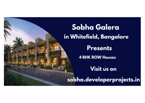Sobha Galera Whitefield Bangalore