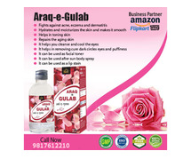 Araq-E-Gulab has health benefits for the facial Skin, heart, and brain