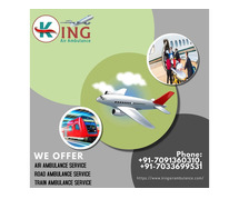 Get Medical Aid Air Ambulance Service in Ranchi by King