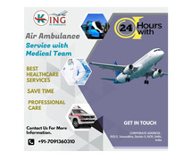 Country's Best Air Ambulance  by King to Siliguri