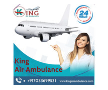 Hire No-1 and Credible Charter Aircraft Air Ambulance in Delhi by King