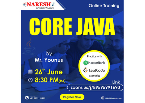 Core java Online Training - Naresh IT
