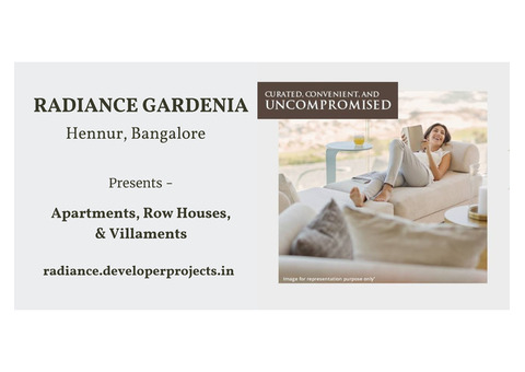 Radiance Gardenia Hennur Villaments In Bangalore