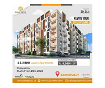 2 and 3bhk flats for sale in bachupally  |Sujay Infra
