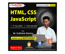 N0.1 Training institute for HTML | CSS | JAVASCRIPT course in Chennai 2023