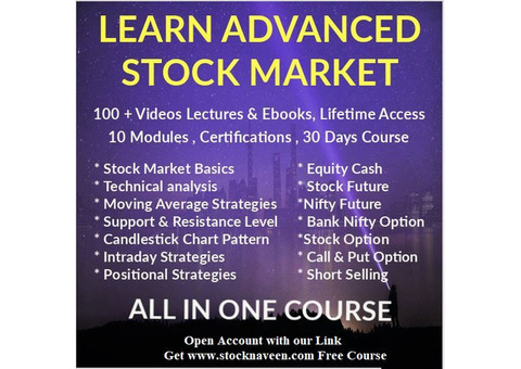 open free demat account and get access to free stock market course in hindi