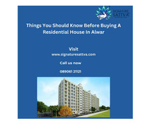 Things You Should Know Before Buying a Residential House in Alwar
