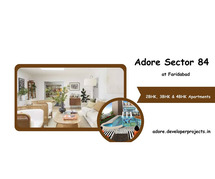 Adore Apartments Sector 84 - Amenities For Better Life in Faridabad