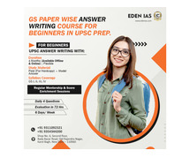 How does a UPSC aspirant start practicing answer writing for beginners in the Mains?
