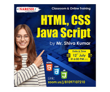 Free Demo on Html | CSS | JavaScript Training in NareshIT - 8179191999