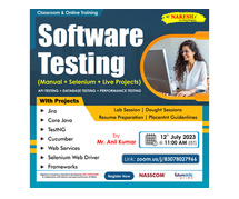 Free Demo On Software Testing in NareshIT - 8179191999