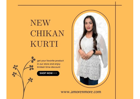 Buy Best Chikankari Kurti Online in India at discount price