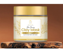 Make Your Face Glowy with Rawls Skin Clearing Clay Mask