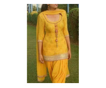 Buy Yellow Patiyala Dress Online - Ethnic Wear