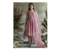 Get Pink Anarkali Suit Online at 73% off - Mirraw