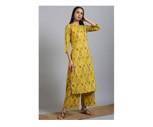 Get Yellow Suit Design For Women - Mirraw
