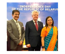Sandeep Marwah Special Guest at Belarus Independence Day