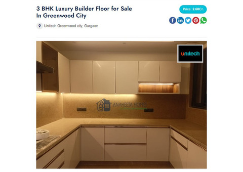 3 BHK Builder Floor for Sale In Greenwood City Gurgaon