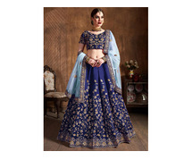 Shop Smarter for Your Big Day: Blue Bridal Lehengas at Discounted Prices!