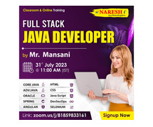 Java full stack Training institute in India 2023
