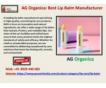 AG Organica:Best Lip Balm Manufacturer