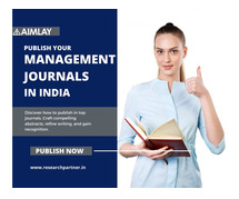 Management Journals Publication in India - Aimlay Research