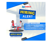 Store Manager Job At R2R Consultants LLP - Maharashtra-Mumbai City