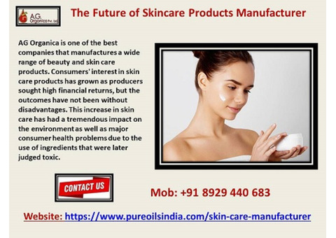 The Future of Skincare Products Manufacturer