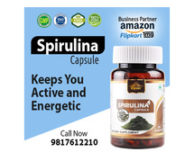 Spirulina capsule prevents cancer and increases good cholesterol