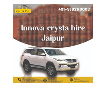 Innova crysta hire Jaipur