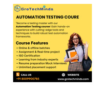 Learn Automation Testing Course