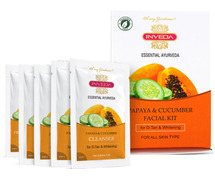 Papaya & Cucumber Facial Kit | De Tan & Whitening