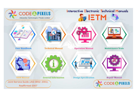 IETM & CBT E-learning Development Company Code and Pixels, Hyderabad, India.